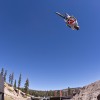 World-record attempt at Mammoth Mountain Cam Zink
(Photo courtesy Peter Morning, Mammoth Mountain