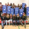 Mammoth High Ski and Snowboard team claims another championship MHS Ski Team with all that blue!
Bottom Row (l to R): Coach Jimmy Morning, Melanie Moyer, Women’s Team Captain Mallory Podosin, Audrey Sandvigen, Head Coach, Connie Moyer, Coach Jay Cole.
Top Row, (L to R): Men’s Team Captain, Hayden Mannetter, Cody Jayne, Peter Hensley, Lynn Regelbrugge, Sean “Speedy” Walker, Devon Cole, Olivia Cattarossi, Cary Walker, Otto Gubser, Anya Feeney, Sloane Ramras, Keely Podosin and Mason Forsythe